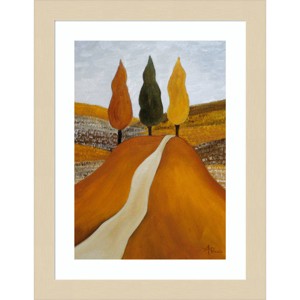 Amanti Art Just The Three of Us by Angeles M. Pomata Wood Framed Wall Art Print - 1 of 4