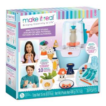  Make it Real 5 in 1 Activity Tower - Jewelry Making Kit with  Storage - Heishi Beads, Plastic Links, Mini Rubber Bands, Round Beads &  Thread - Friendship Bracelet Making Kit