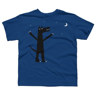 Boy's Design By Humans Arooo! By NicSquirrell T-Shirt