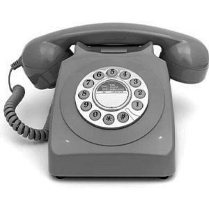 Gpo - GPO Retro GPO746DPBGY 746 Desktop Push Button Telephone - Grey - 1 of 4