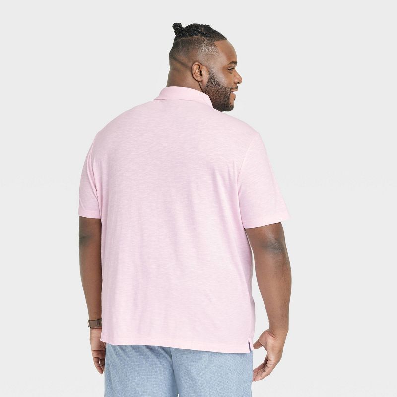 Men's Regular Fit Short Sleeve Slub Jersey Polo Shirt - Goodfellow & Co™, 3 of 5