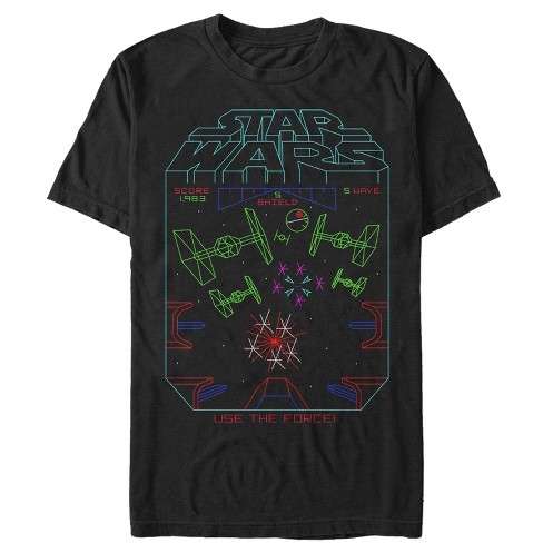 Men's Star Wars Arcade Game T-Shirt - Black - Small
