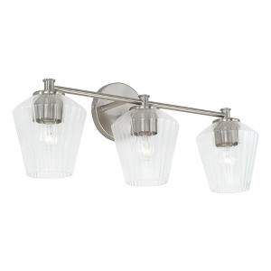 Capital Lighting Beau 3 - Light Vanity in  Brushed Nickel - 1 of 3