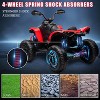 12V Kids ATV Ride-On Toy, Bombardier Licensed BRP Can-am 4 Wheeler Quad, LED Lights, Bluetooth, Music, USB, Suspension - 4 of 4