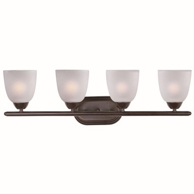 Maxim Lighting Axis 4 - Light Vanity in  Oil Rubbed Bronze