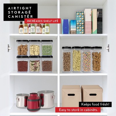 Clear Plastic Airtight BPA-Free Food Storage Containers Set