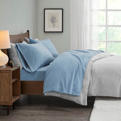 Elegant Solid Micro Fleece Sheet Set, All Season Bedding Sets, Cozy Home Textile fits Lux Bedroom Decor,Valentine's Day Gifts