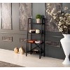 NicBex 52" Tall Modern Bookshelf with Open Shelves,4-Tier Metal Ladder Bookshelf Organizers for Living Room,Office - 4 of 4