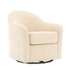 DHP Gentle Swivel Curved Accent Chair - 3 of 4