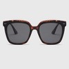 Anna-Kaci Women's Trendy Square Two - Tone Sunglasses - 2 of 4