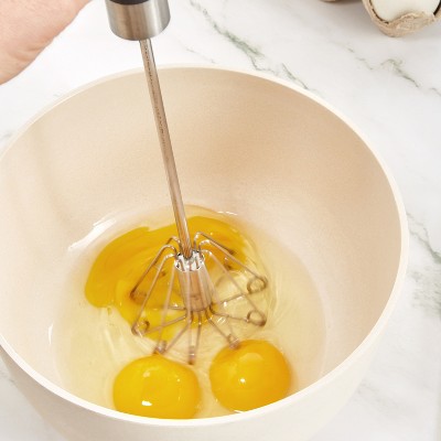 12-inch Stainless Steel Miracle Whisk with Black Handle