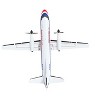 Saab 340B Commercial Aircraft "American Eagle" White with Red and Blue Stripes 1/200 Diecast Model Airplane by GeminiJets - 4 of 4