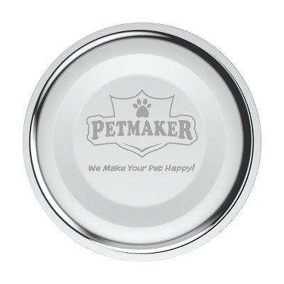 Stainless Steel Elevated Dog Feeder with Two 40oz Bowls