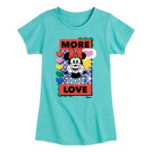 Girls' - Disney - Minnie Mouse Fitted Short Sleeve Graphic T-Shirt - 1 of 4
