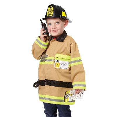 firefighter costume toddler melissa and doug