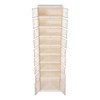 YIYIBYUS 9-Tier Foldable Plastic Shoe Storage Boxes 18 Pair Shoe Rack - 4 of 4