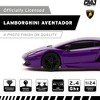 CMJ RC Cars: Lamborghini LP700-4 - Purple - 1:24 Scale, 2.4GHz, LED Headlights - 3 of 4