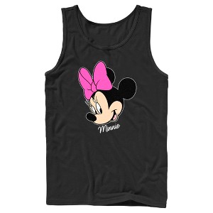 Men's Mickey & Friends Minnie Mouse Portrait Tank Top - 1 of 4
