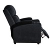 Bonrcea Modern Recliner Chair Padded Seat Velvet for Living Room Single Sofa Recliner Seat Club Chair Home Theater Seating - 2 of 4