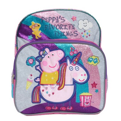 peppa pig unicorn backpack