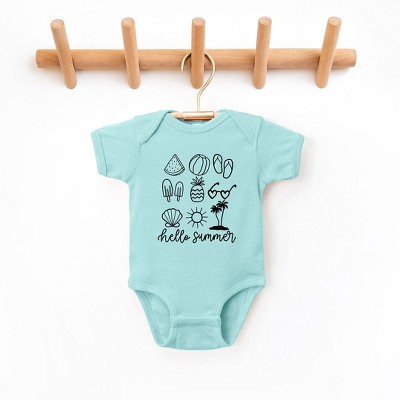 The Juniper Shop Hello Summer Chart Baby Bodysuit