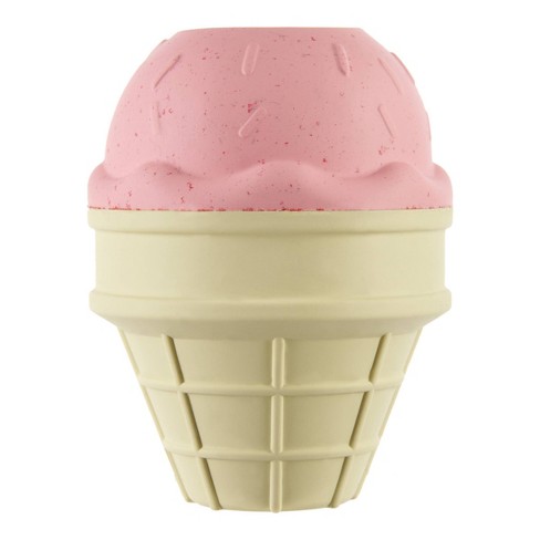 Squeaky ice cream shop cone dog toy