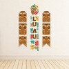 Big Dot of Happiness Tropical Luau - Hanging Vertical Paper Door Banners - Hawaiian Beach Party Wall Decoration Kit - Indoor Door Decor - 3 of 4
