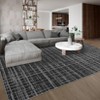 Plaid Machine Washable Rug with Rubber Backing Modern Non-Slip Carpet for Living Room, Bedroom, Dining Room, Office, Playroom, Nursery - 4 of 4