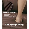 Oversized Wide Recliner Chair - 360° Rocker Swivel Recliner, PU Leather Manual Recliner, with 1.5X Sponge Filling & Easy Recline Mechanism - 4 of 4