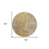 Beige Taupe And Ivory Abstract Washable Indoor Outdoor Area Rug - 3 of 4