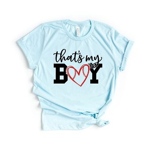 Simply Sage Market Women's That's My Boy Baseball Short Sleeve Graphic Tee - 1 of 3