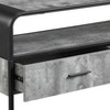 60" Raziela Tv Stand and Console with Open Shelves, Metal Frame - Acme Furniture - 2 of 4