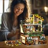 Insoon City Coffee House Building Set with Light, 1173 PCS Cafe Shop Building Block Toy for Adults Teens Kids Ages 6+ - 2 of 4