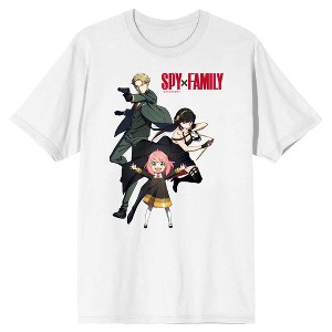 Spy X Family Loid Anya & Yor Men's White T-shirt - 1 of 3