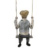 Halloween Express  Animated Swinging Skeletal Boy Halloween Decoration - Size 62 in - Gray - image 2 of 4