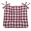 Kate Aurora Set of 2 Country Farmhouse Plaid Stain/Water Resistant Chair Cushions - 4 of 4