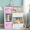 DOMETOUR 6 Piece Cube Storage Bins, 11 Inch Collapsible Storage Cube Organizer with Handle - 4 of 4