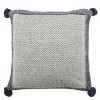 Dania Knit Pillow - Dark Grey/Natural/Silver - 20"X20" - Safavieh - 3 of 3