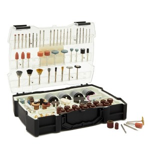 Built Industrial 365 Pieces 1/8 In Rotary Tool Accessories Kit Set for Woodworking, Tool Bits for Grinding, Sanding, Sharpening, Carving - 1 of 4