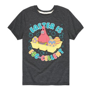 Boys' - SpongeBob Squarepants - Easter Is Egg Short Sleeve Graphic T-Shirt - 1 of 4