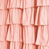 Ruffle Shower Curtain Floral Textured Vintage Farmhouse Style, 72x 72 - 2 of 4