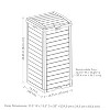 Sunnydaze Outdoor Trash Can - Polypropylene Resin - 2 of 4