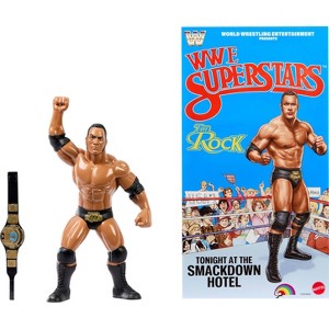 LJN WWE Superstars The Rock Action Figure, 1980s Retro 8