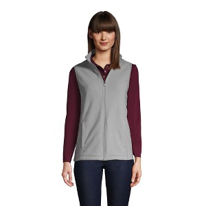 Lands' End Women's Thermacheck 100 Fleece Vest - 1 of 4