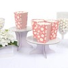 Big Dot of Happiness Pink Daisy Flowers - Floral Party Favor Popcorn Treat Boxes - Set of 12 - 3 of 4