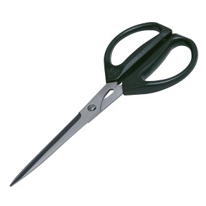 Joyce Chen Deluxe Unlimited Kitchen Scissors, 8" with Dark Olive Handles - 1 of 4