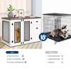 Dog cage, suitable for small and medium pets, 44-inch wooden cage with drawers and side cabinets, suitable for indoor and outdoor use - 4 of 4