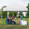 10X10FT Pop Up Canopy - Commercial Instant Shelter, Adjustable Heights, with Wheeled Bag, Portable Gazebo for Patio, Deck, Garden, Beach - 3 of 4