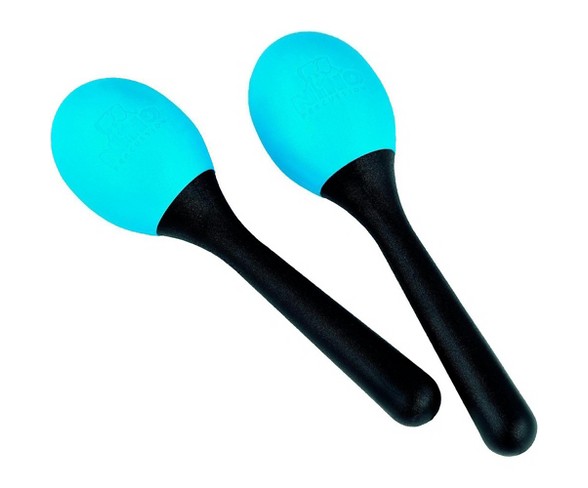Nino Nino Percussion NINO569SB Plastic Egg Maracas, Pair, Sky Blue