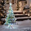 LuxenHome Lighted Christmas Tree Indoor and Outdoor Holiday Decoration Multi-Color - 2 of 4